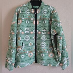 Zoe + Chloe Sz Medium fleece jacket
